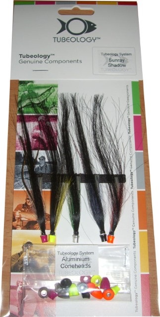 MOUCHE STREAMER SUNRAY SHADOW LOT DE 5 - Pack mouches et leurres