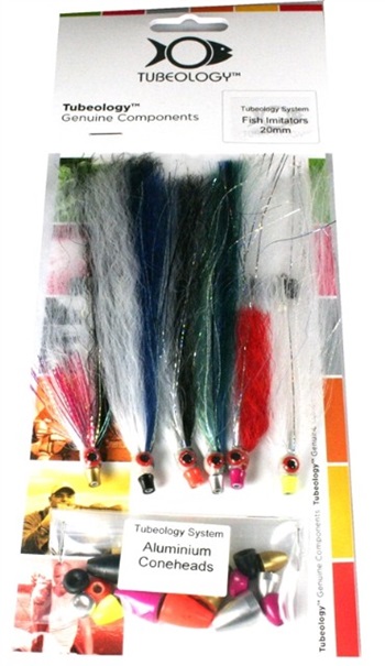 MOUCHE STREAMER FISH IMITATORS 20mm LOT DE 6 - Pack mouches et leurres