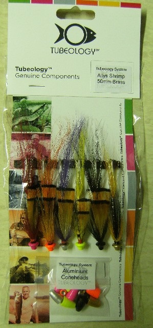 MOUCHE STREAMER ALLY’S SHRIMP 50mm LOT DE 6 - Pack mouches et leurres