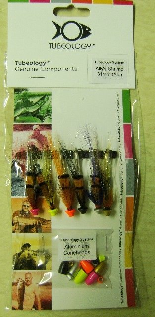 MOUCHE STREAMER ALLY'S SHRIMP 31mm LOT DE 6 - Pack mouches et leurres