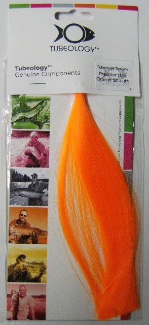 POILS PECHE MOUCHE LISSE COULEUR ORANGE - FLY TYING - Predator hair (poils)