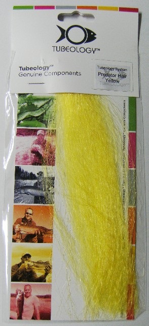 POILS PECHE MOUCHE COULEUR JAUNE - FLY TYING - Predator hair (poils)
