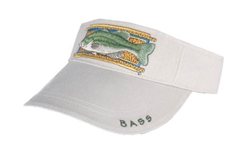 Visière Flying Fisherman Black Bass (hvs1546) - Casquette/Visière