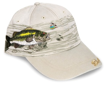 Casquette Flying Fisherman Black Bass (h1605) - Casquette/Visière