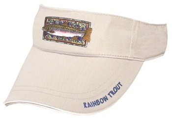 Visière Flying Fisherman Truite arc-en-ciel - Casquette/Visière