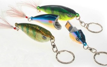 Cle USB 2GB - poisson jaune - Porte-clés