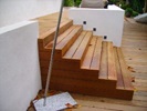 La Compagnie Tropicale, spécialiste de Terrasse en Ipé avec habillage d'escalier (Marseille)