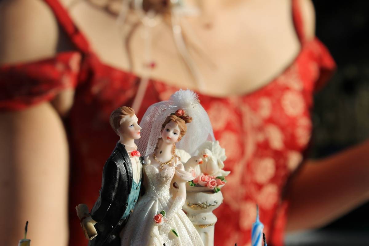 figurines gâteau de mariage