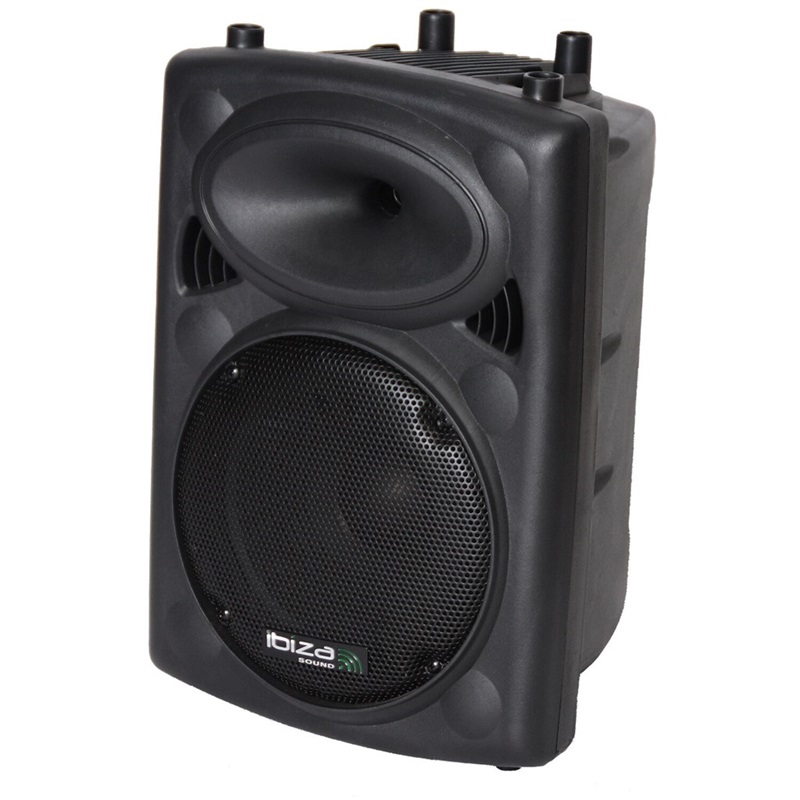 Enceinte amplifiée 400 W IBIZA SOUND SLK10A-BT - Enceinte active IBIZA SOUND  pas cher - Sound Discount