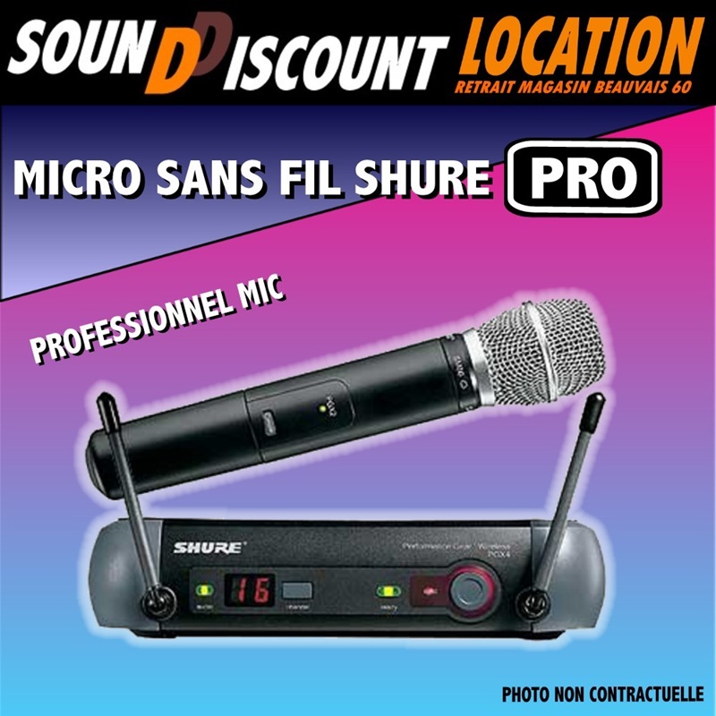 LOCATION MICRO SHURE PRO UHF - Sono détail AUTRES MARQUES pas cher - Sound  Discount