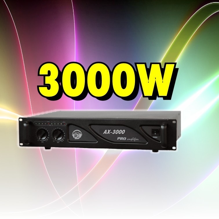 PACK SONO Complet 4000W PRO DJ MAX-215 4x38cm + Ampli AX 3000W +