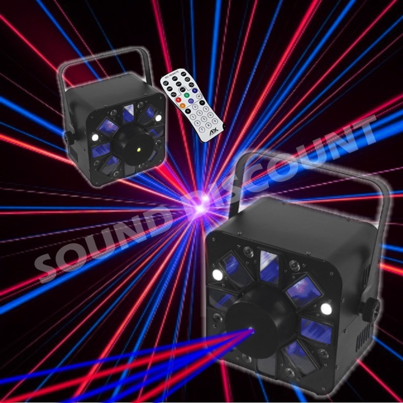 Mini Laser Eclairage DJ 100mw Jeu de Lumiere Soiré Projecteur R & G  Telecommande